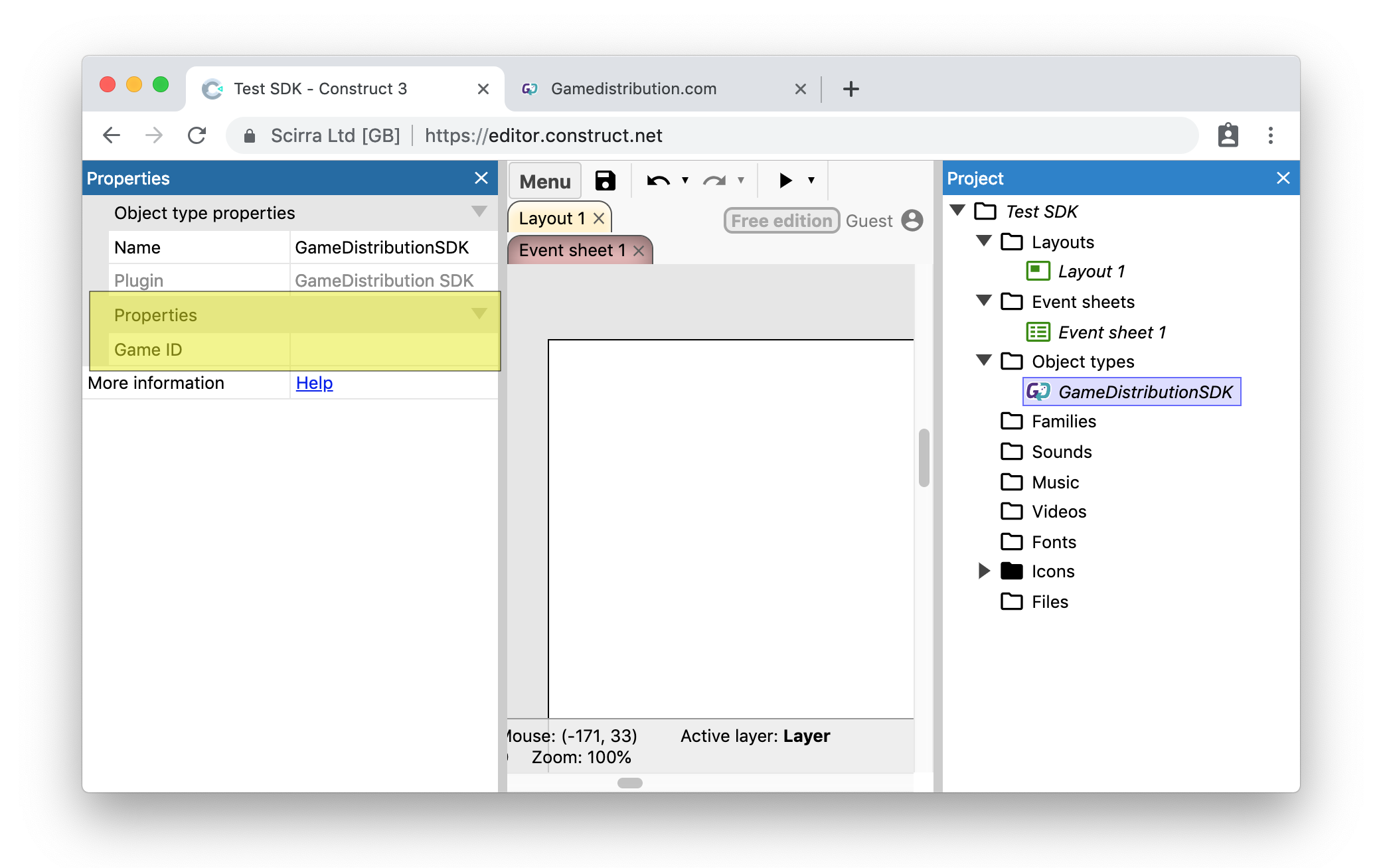 SDK Documentation for Games - GameDistribution